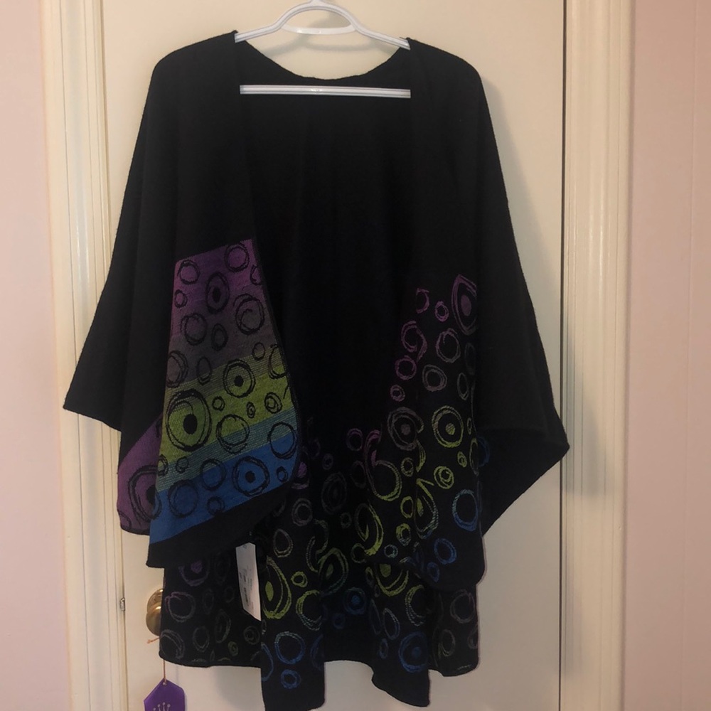 Molina by Jimmy Hourihan black shawl